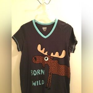 Born To Be Wild Oversized Sleep T-Shirts
